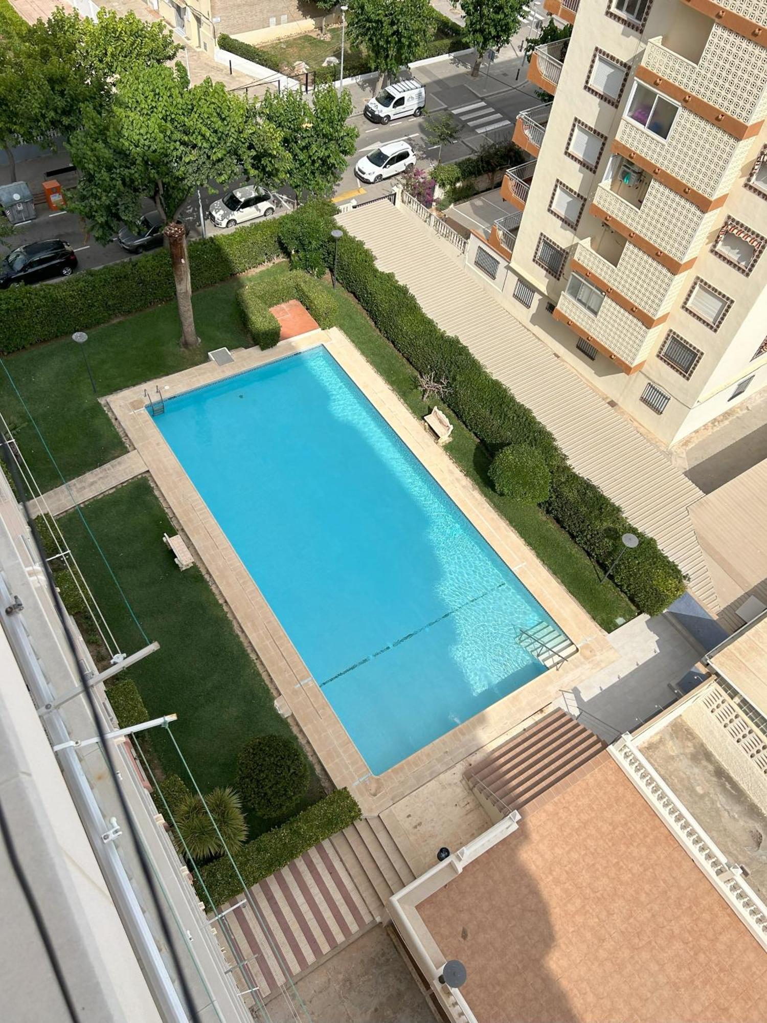 Apartamento Gandia Playa 150M Playa Con Parking Privado Y Piscina Playa de Gandia Buitenkant foto
